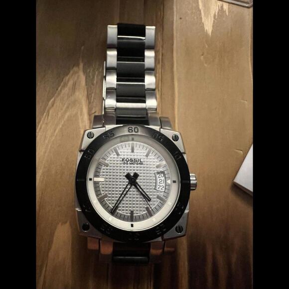 FOSSIL BLUE AM4035 ALL STAINLESS STEEL MEN'S WATCH - Picture 4 of 9